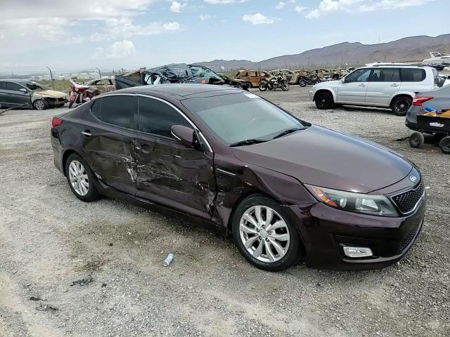 2015 KIA Optima VIN 5XXGN4A75FG439205 Copart auction photo, side / front end damage thumbnail 10