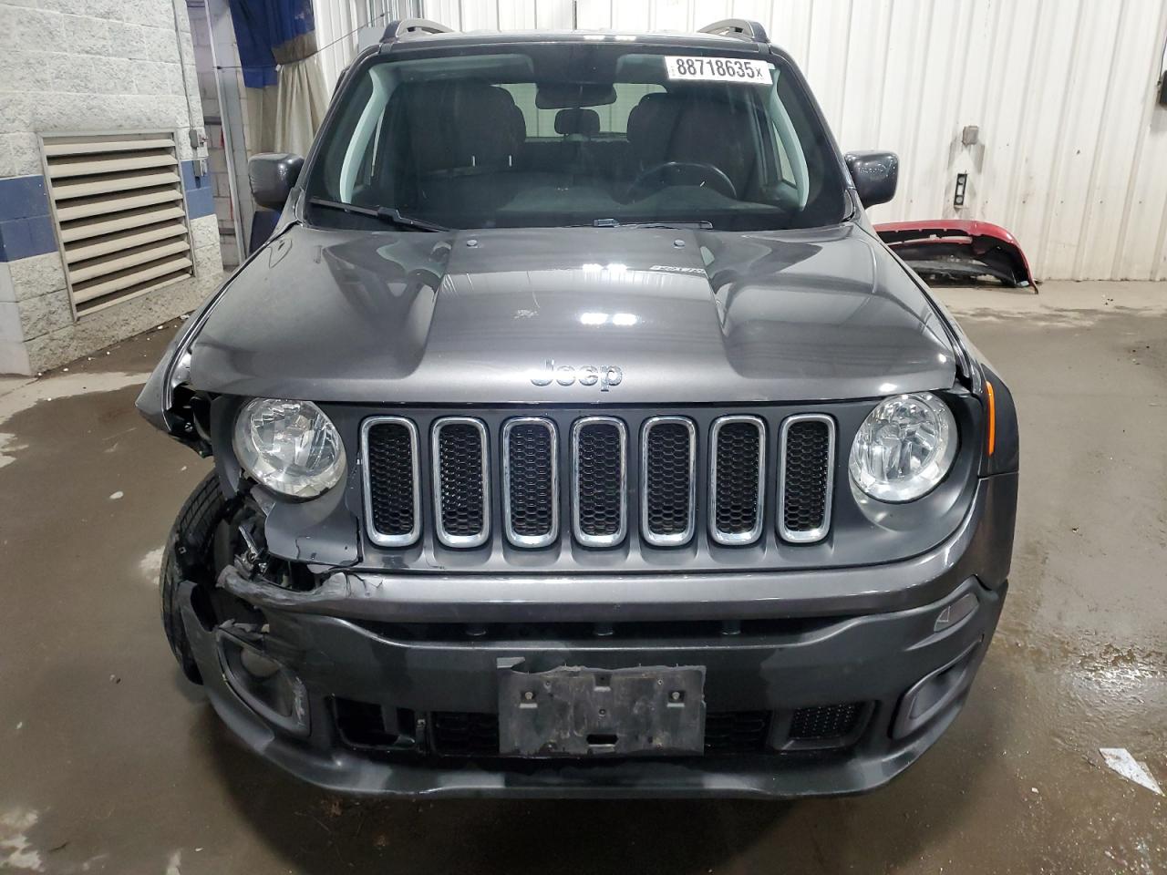 2018 Jeep Renegade VIN ZACCJBBBXJPG65939 Copart auction photo, front end / side damage thumbnail 5