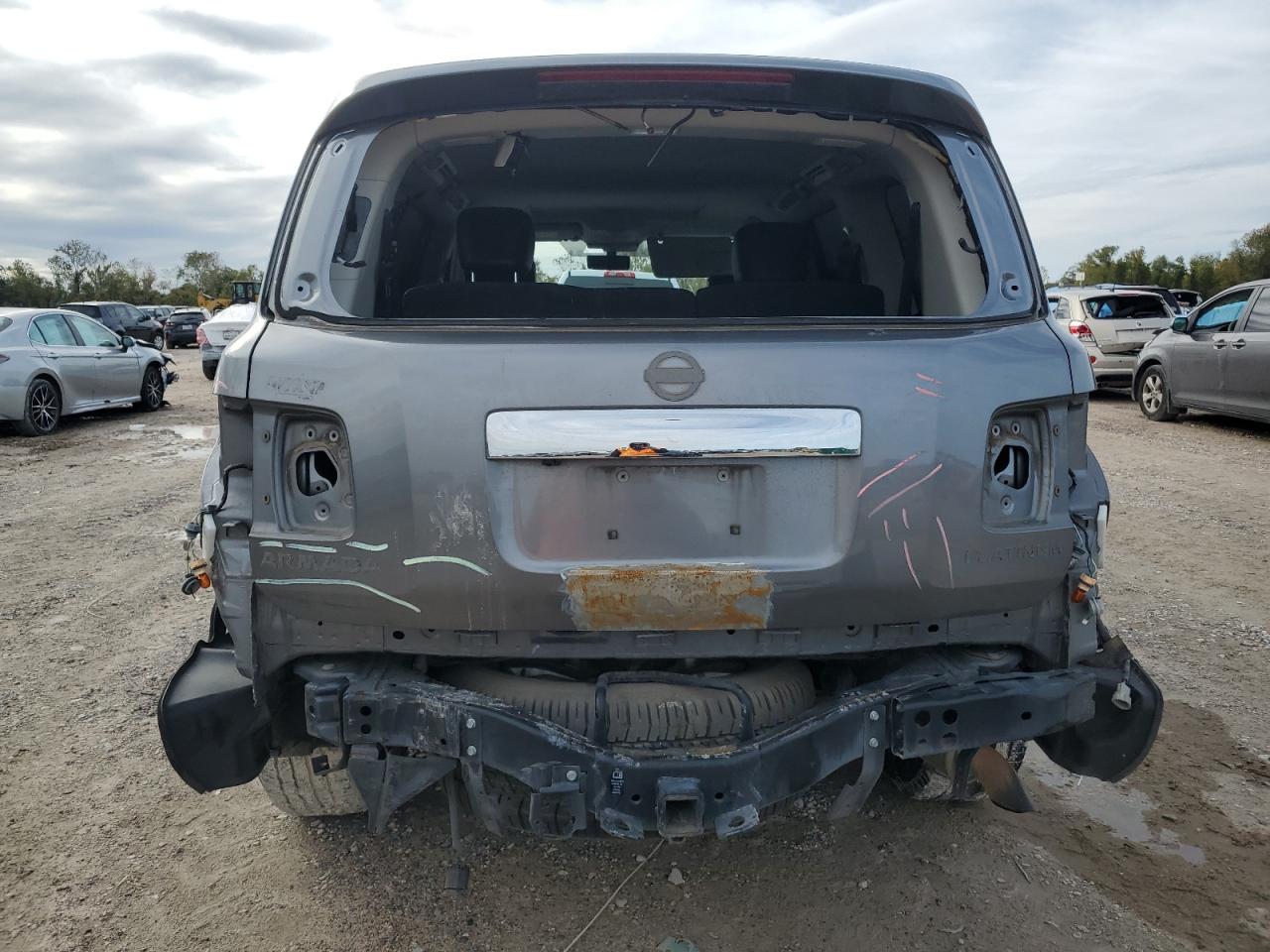 2018 Nissan Armada VIN JN8AY2NF4J9333437 Copart auction photo, rear end damage thumbnail 6