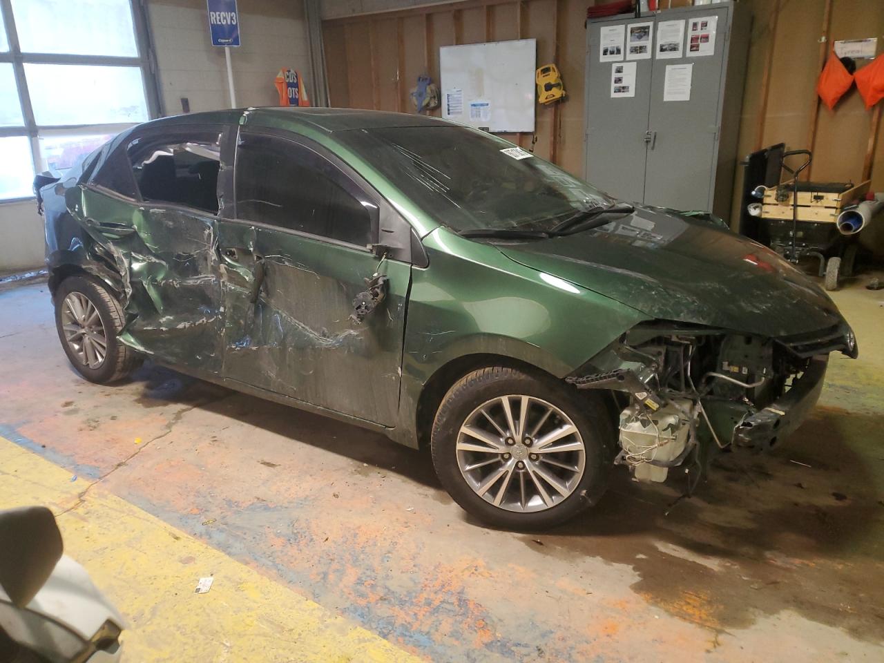 2015 Toyota Corolla VIN 2T1BURHE6FC268633 Copart auction photo, all over damage thumbnail 4