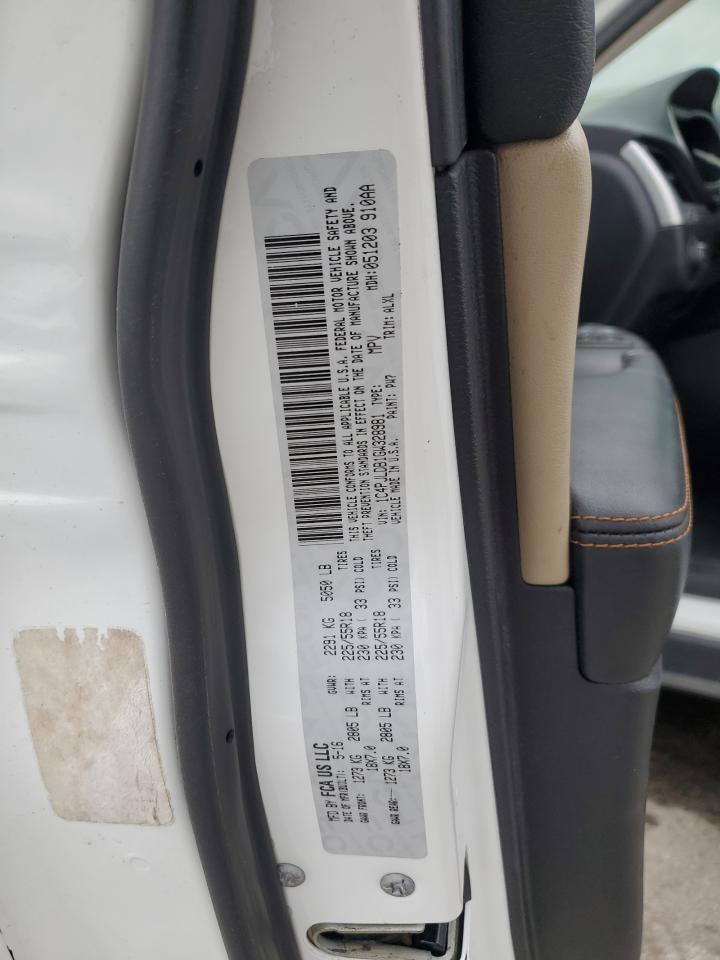 2016 Jeep Grand Cherokee VIN 1C4PJLDB1GW328981 Copart auction photo, frame damage damage thumbnail 13