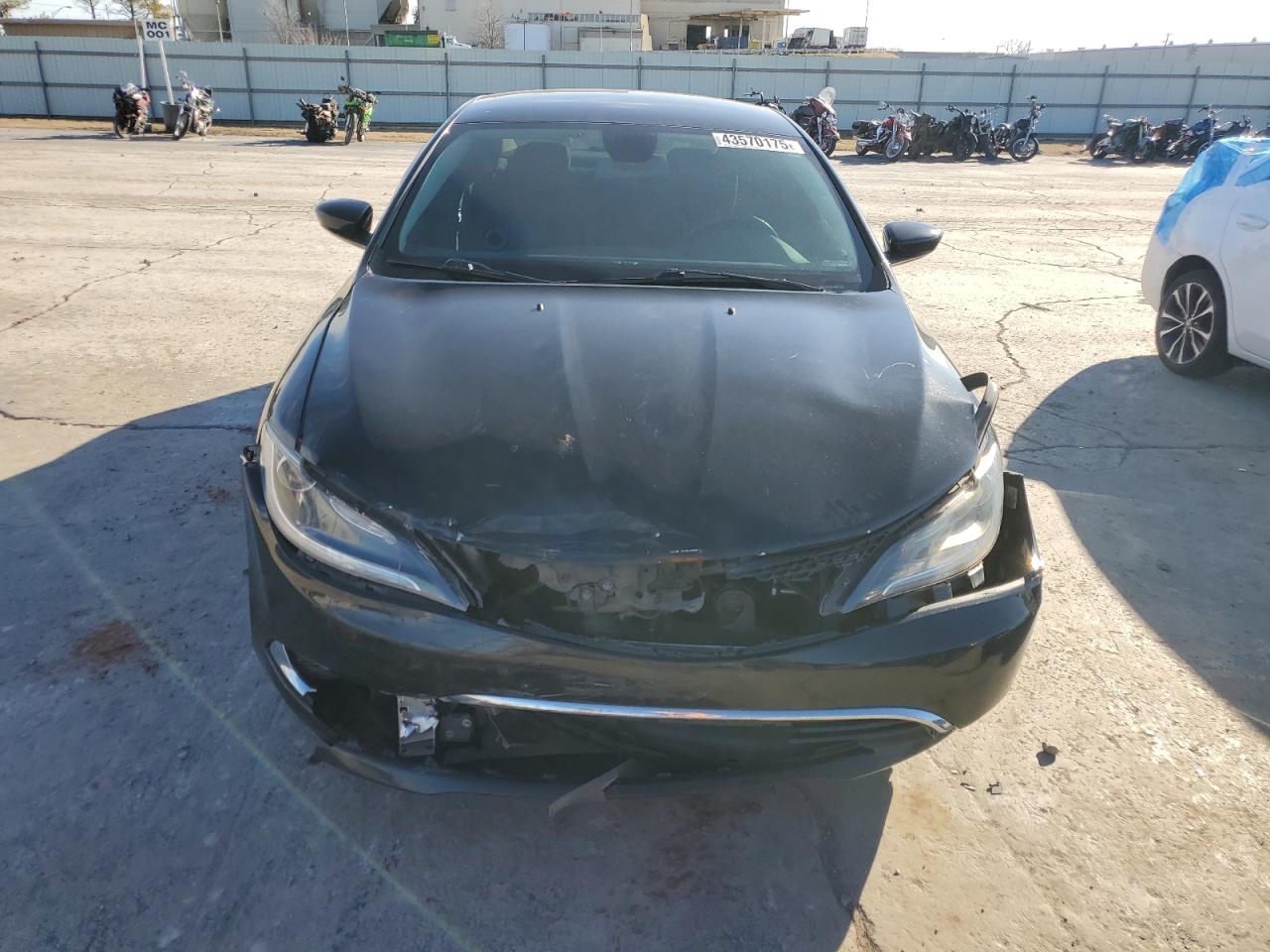 2015 Chrysler 200 VIN 1C3CCCABXFN587040 Copart auction photo, front end damage thumbnail 5