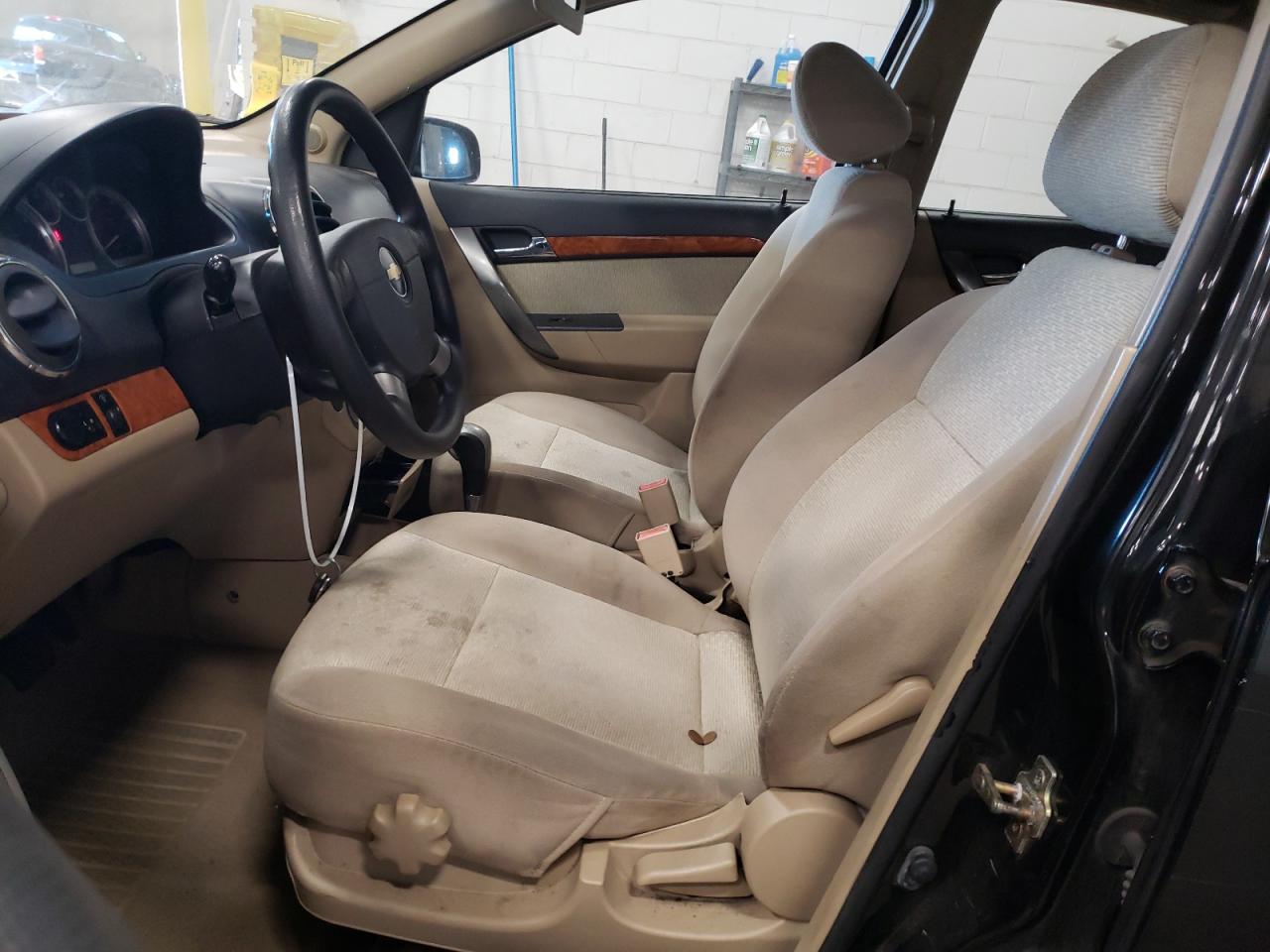 2007 Chevrolet Aveo VIN KL1TG566X7B054185 Copart auction photo, all over damage thumbnail 7