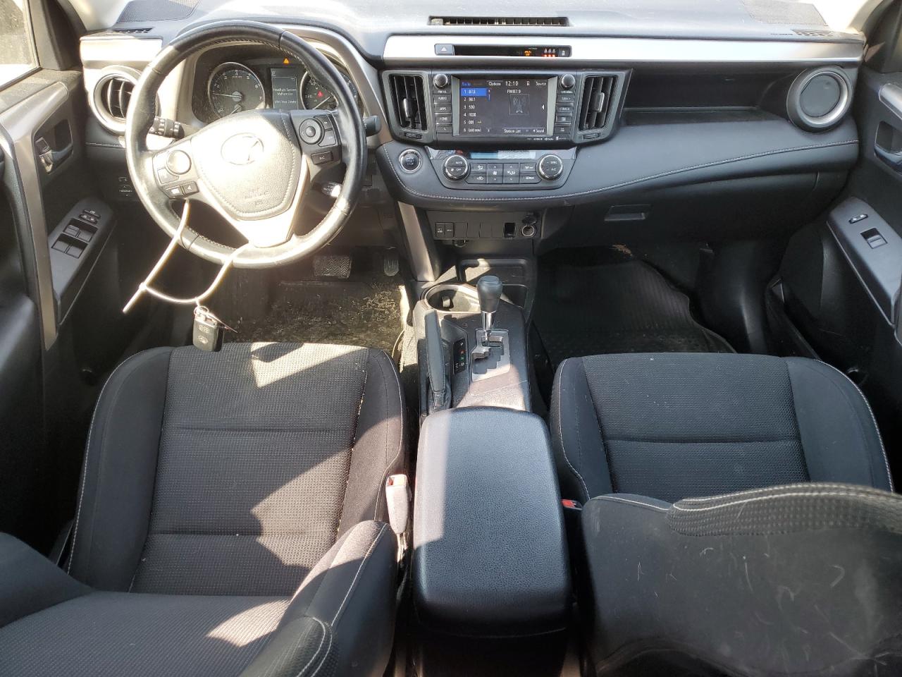 2017 Toyota RAV 4 VIN JTMRFREV1HD219164 Copart auction photo, front end / rear end damage thumbnail 8