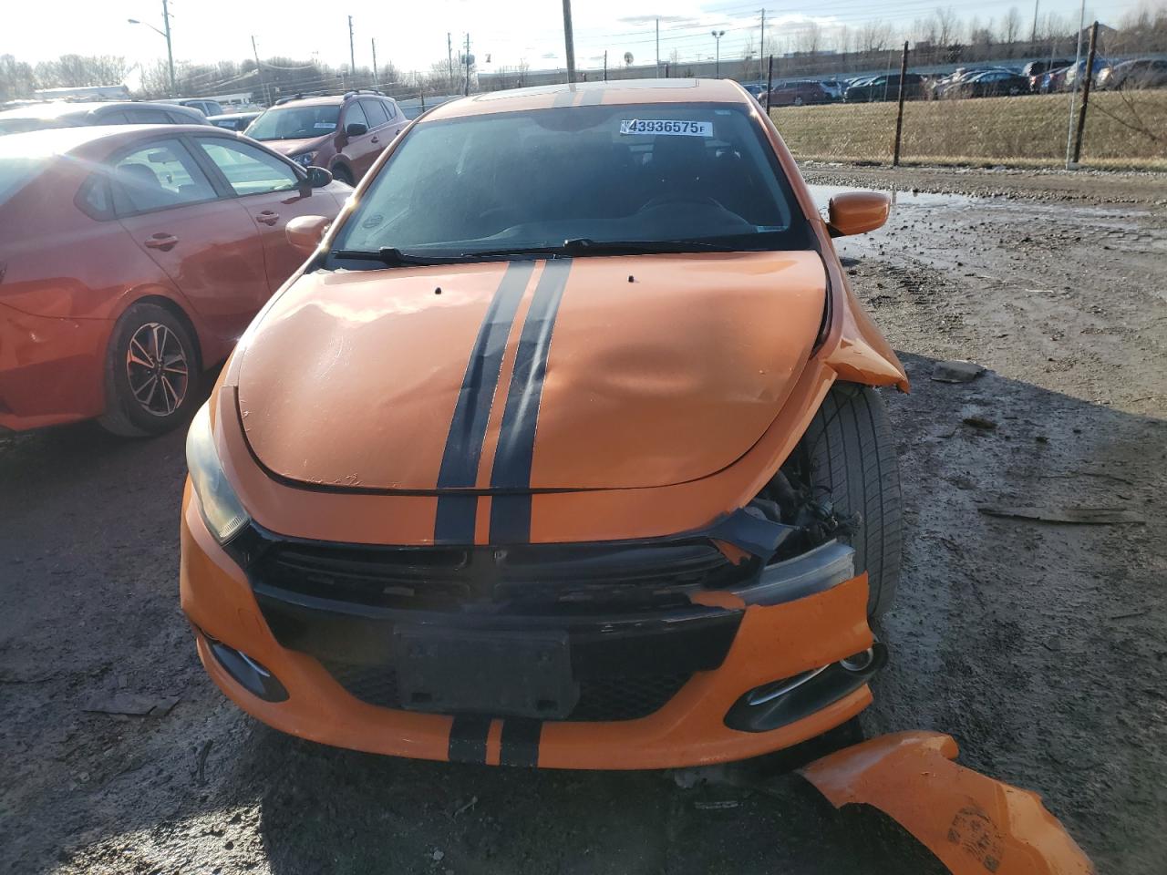 2013 Dodge Dart VIN 1C3CDFBA6DD342291 Copart auction photo, front end / minor dent/scratches damage thumbnail 5