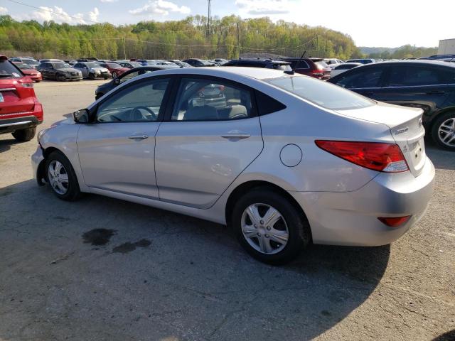 2014 Hyundai Accent VIN KMHCT4AE1EU672991 Copart auction photo, front end damage thumbnail 2