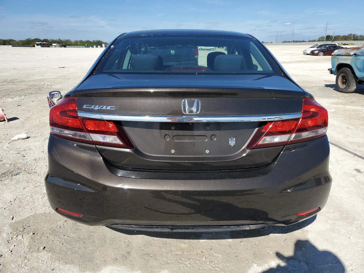 2014 Honda Civic VIN 2HGFB2F50EH506564 Copart auction photo, front end damage thumbnail 6