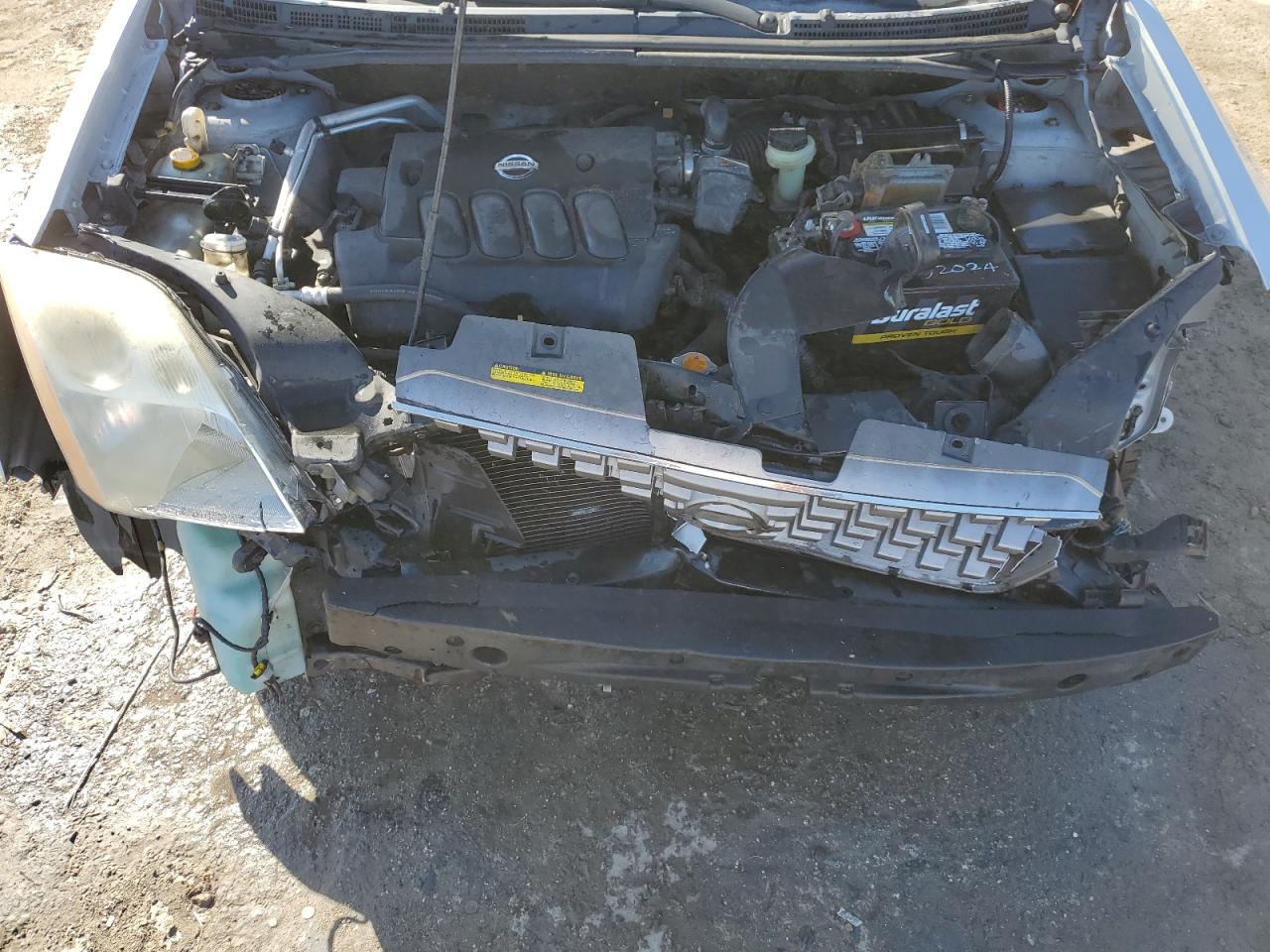 2007 Nissan Sentra VIN 3N1AB61EX7L634900 Copart auction photo, front end damage thumbnail 11