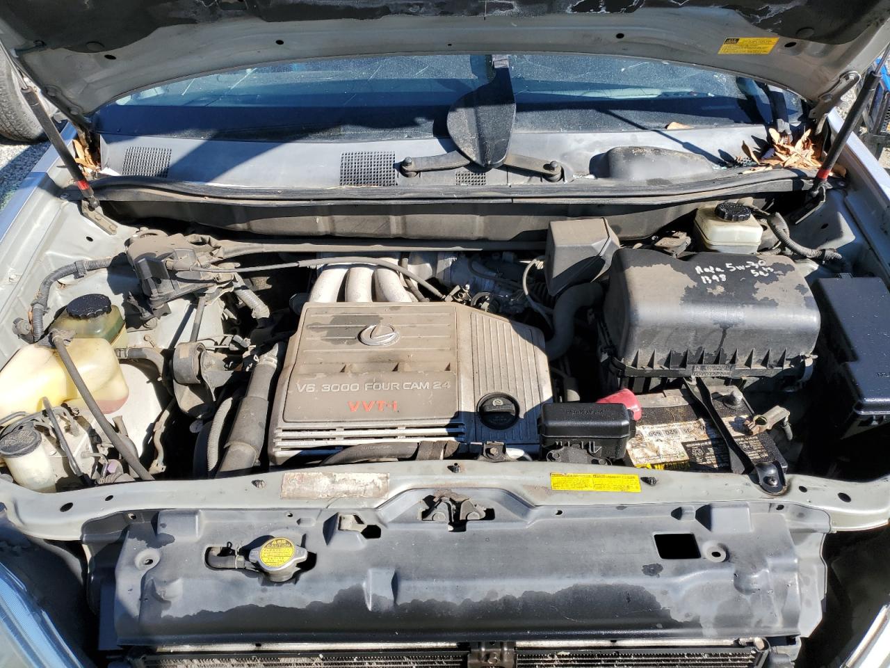 2002 Lexus RX VIN JTJGF10U620149356 Copart auction photo, side damage thumbnail 14