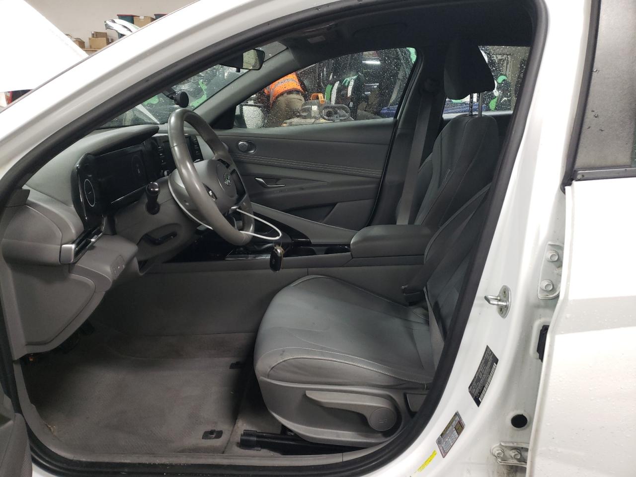 2021 Hyundai Elantra VIN 5NPLS4AG2MH002335 Copart auction photo, undercarriage / side damage thumbnail 7