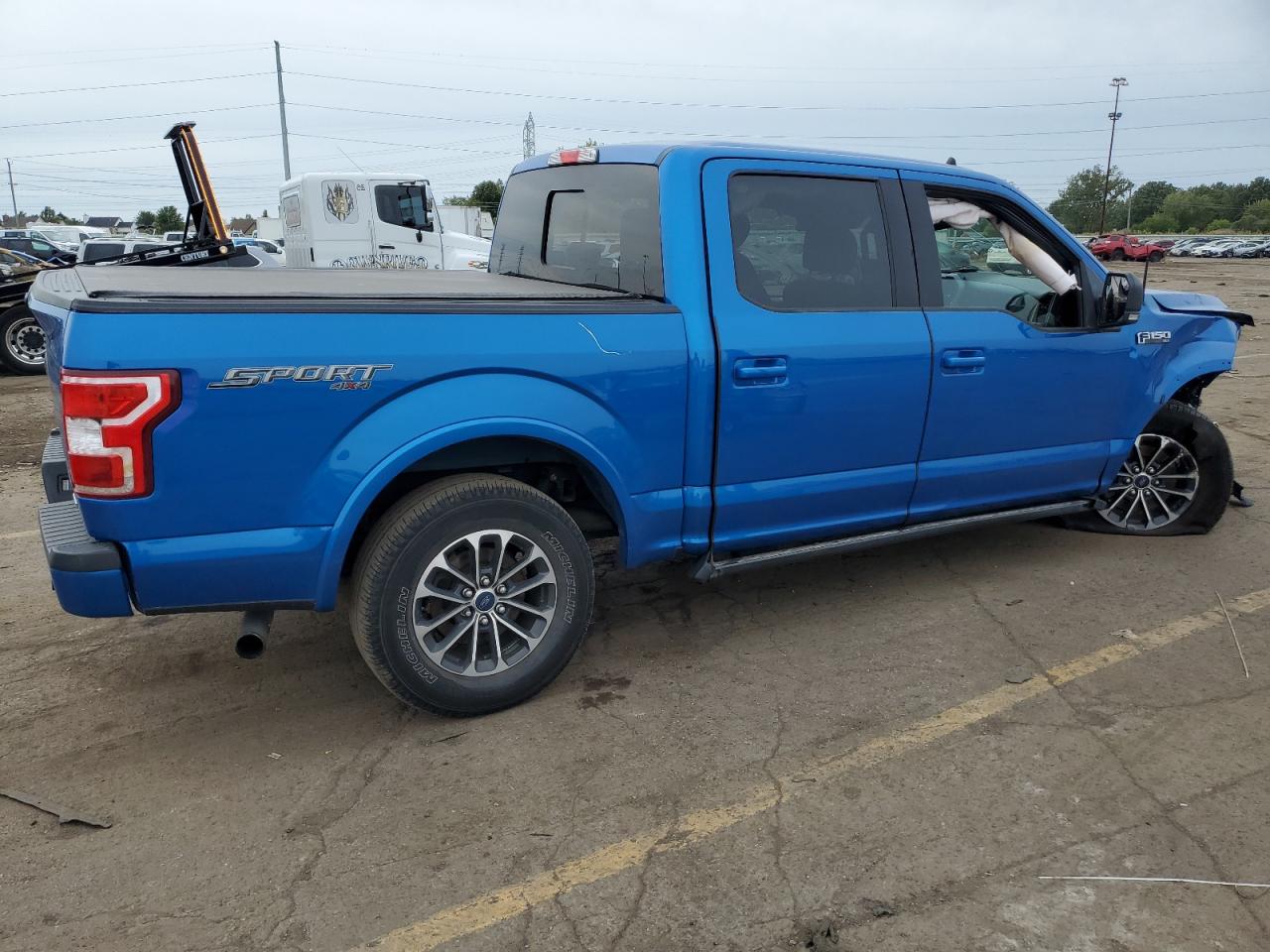 2019 Ford F-150 VIN 1FTEW1EP3KFA58667 Copart auction photo, front end / all over damage thumbnail 3