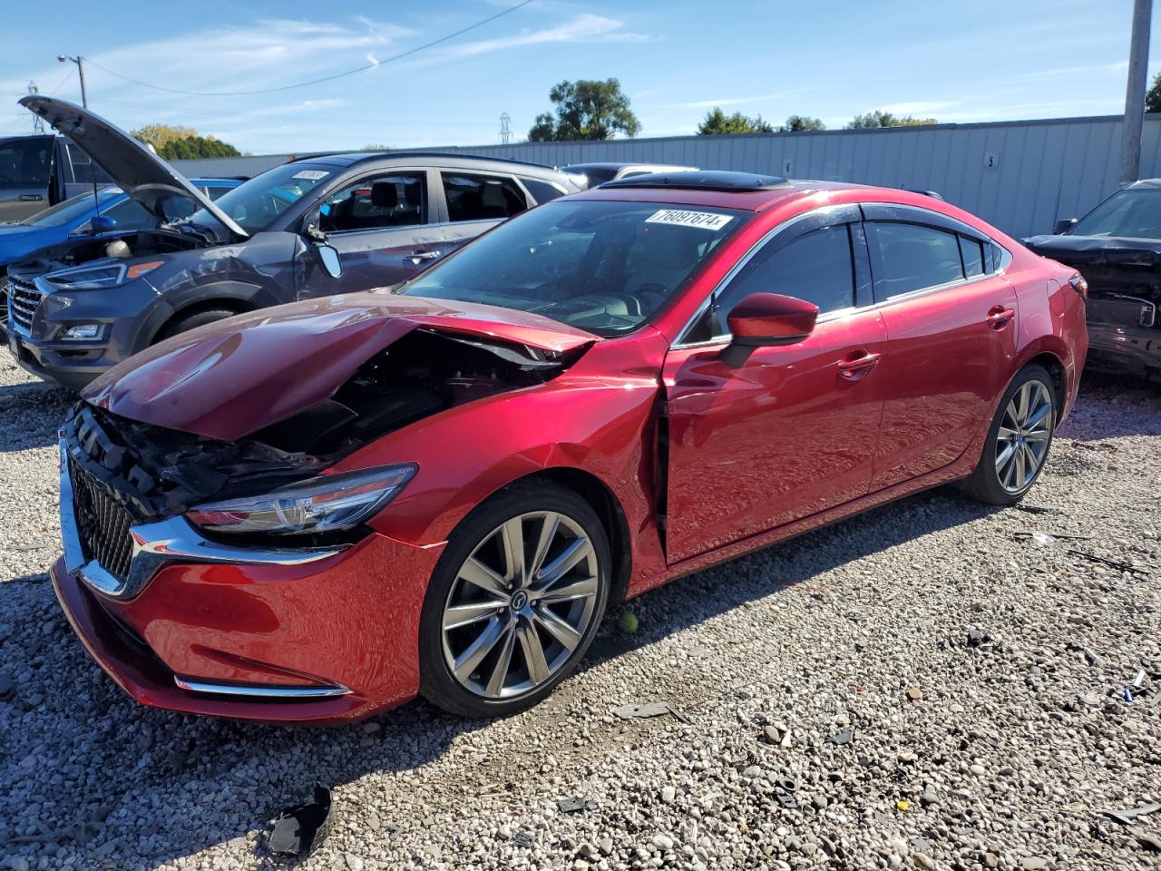 2018 Mazda 6 VIN JM1GL1WY9J1307297