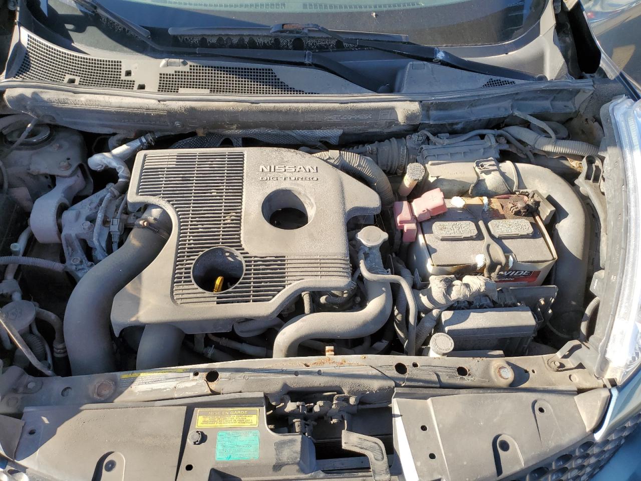 2011 Nissan Juke VIN JN8AF5MR3BT010620 Copart auction photo, front end damage thumbnail 11