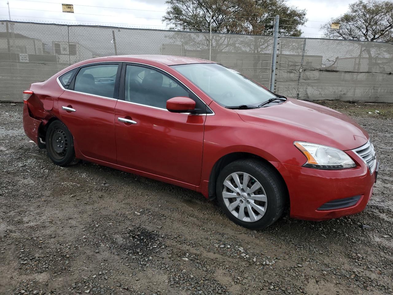 2014 Nissan Sentra VIN 3N1AB7APXEY269593 Copart auction photo, rear end damage thumbnail 4