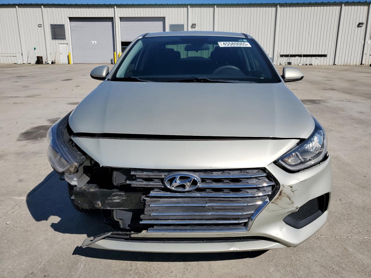 2019 Hyundai Accent VIN 3KPC24A38KE064787 Copart auction photo, front end damage thumbnail 5