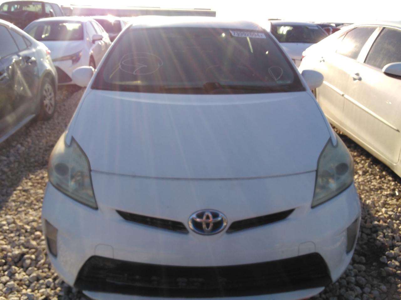 2013 Toyota Prius VIN JTDKN3DU5D0341537 Copart auction photo, front end damage thumbnail 5