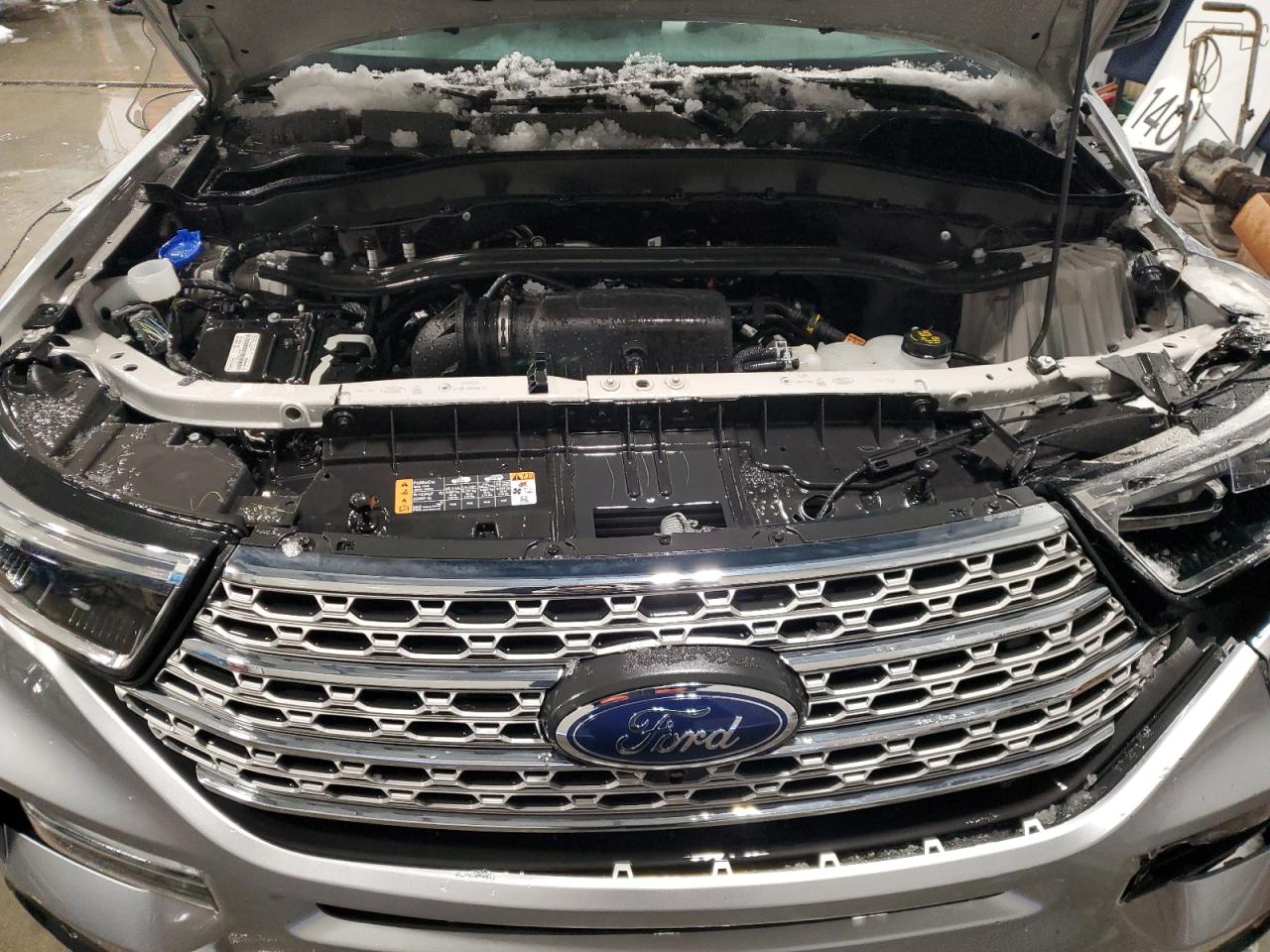 2023 Ford Explorer VIN 1FMSK7FH8PGB16939 Copart auction photo, all over damage thumbnail 12