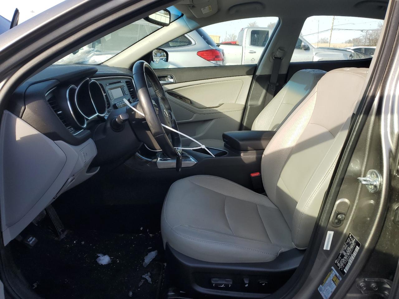 2014 KIA Optima VIN 5XXGN4A75EG337031 Copart auction photo, front end damage thumbnail 7