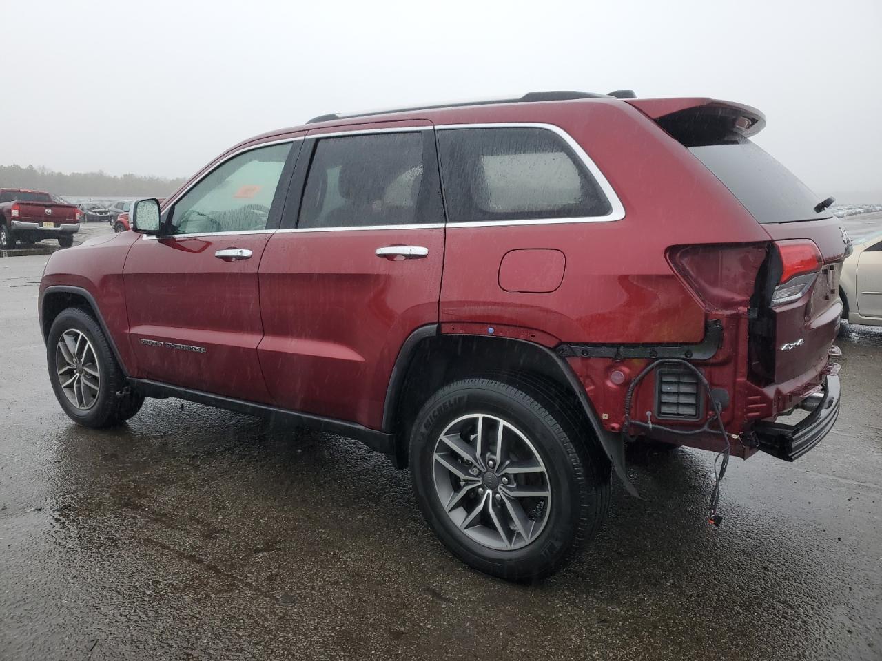 2021 Jeep Grand Cherokee VIN 1C4RJFBG4MC841115 Copart auction photo, rear end / side damage thumbnail 2