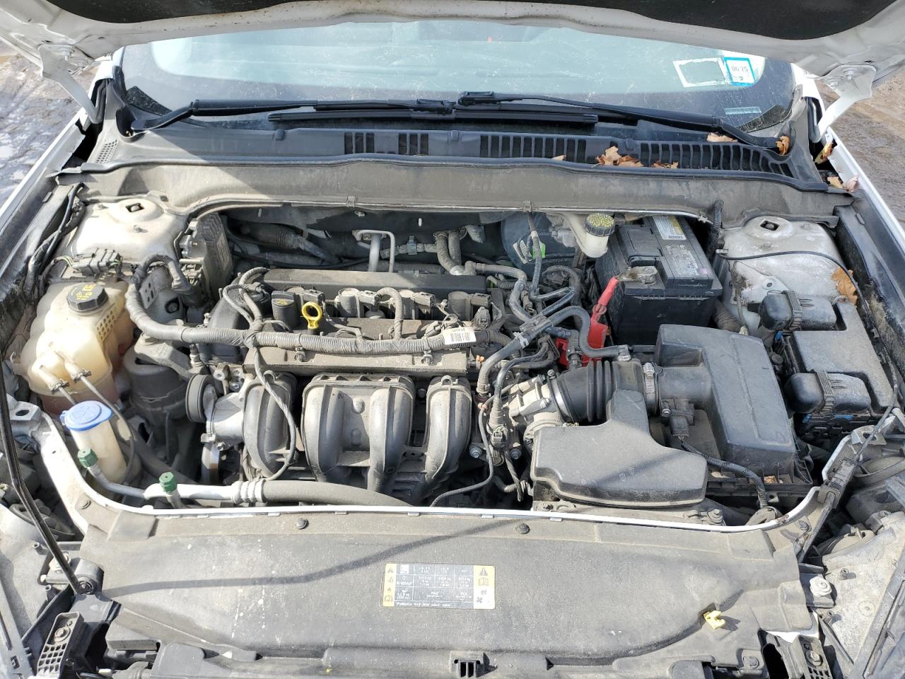 2017 Ford Fusion VIN 3FA6P0H71HR118325 Copart auction photo, side / minor dent/scratches damage thumbnail 11