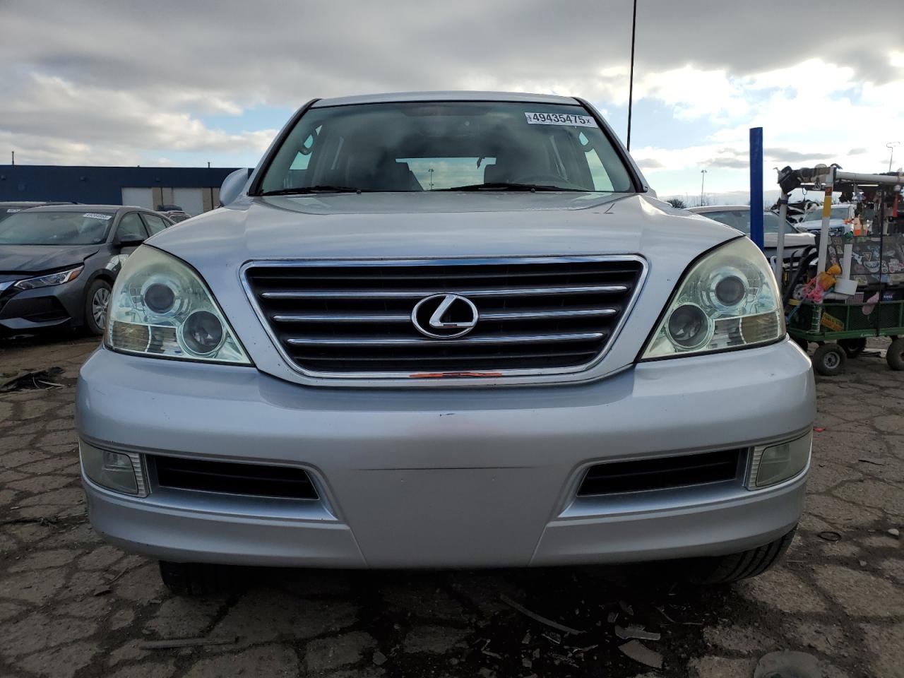 2008 Lexus GX VIN JTJBT20X580152423 Copart auction photo, side / front end damage thumbnail 5