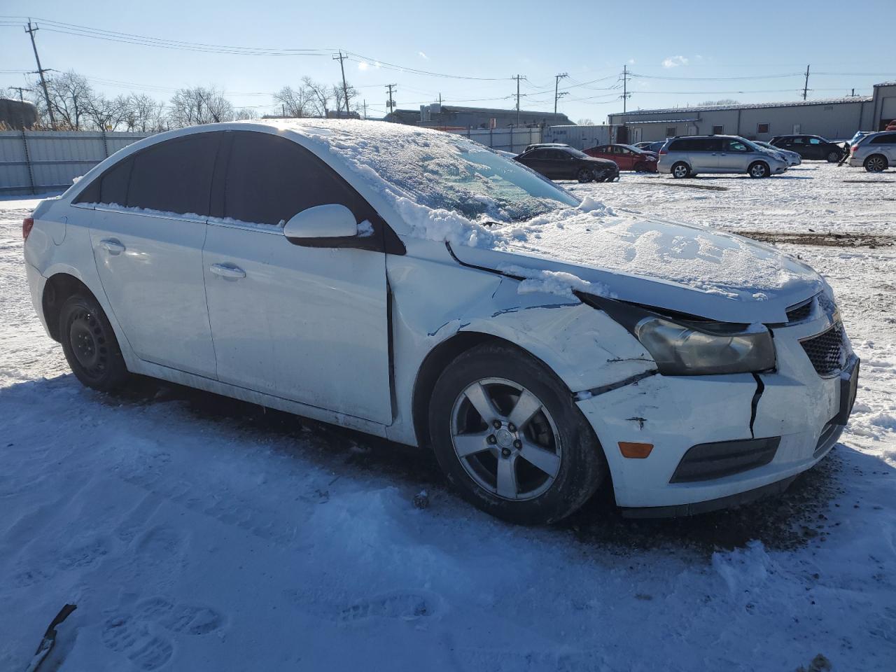 2013 Chevrolet Cruze VIN 1G1PC5SB1D7242769 Copart auction photo, front end damage thumbnail 4