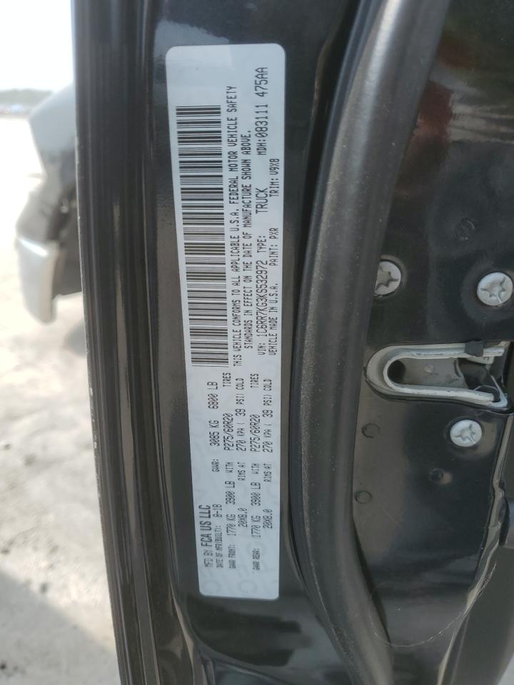 2019 RAM 1500 VIN 1C6RR7KG3KS532972 Copart auction photo, stripped damage thumbnail 12