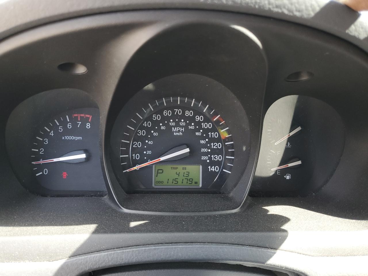 2009 KIA Spectra VIN KNAFE221295624733 Copart auction photo, rear end damage thumbnail 9