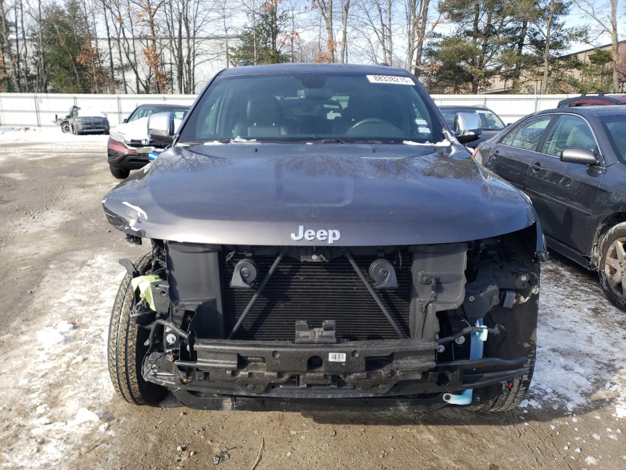 2020 Jeep Grand Cherokee VIN 1C4RJFBG6LC170044 Copart auction photo, front end damage thumbnail 5