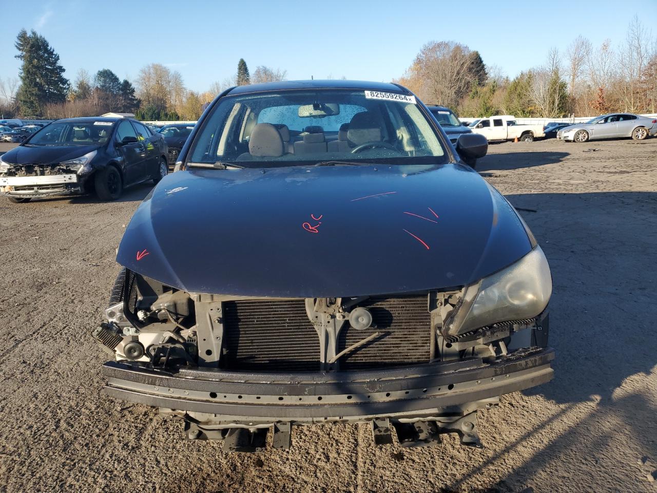 2010 Subaru Impreza VIN JF1GE6A64AH511919 Copart auction photo, side / front end damage thumbnail 5