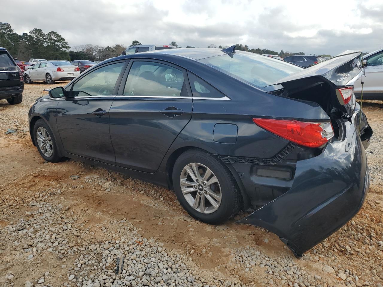2013 Hyundai Sonata VIN 5NPEB4AC2DH518443 Copart auction photo, rear end damage thumbnail 2