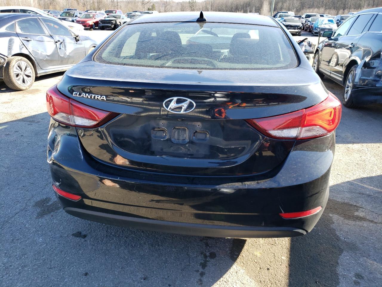 2015 Hyundai Elantra VIN KMHDH4AE1FU415532 Copart auction photo, front end damage thumbnail 6