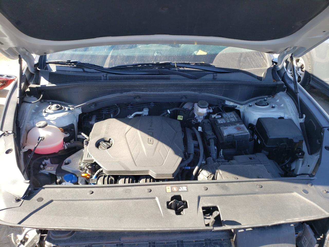 2023 Hyundai Santa Fe VIN 5NMS2DAJ6PH511059 Copart auction photo, undercarriage / all over damage thumbnail 11