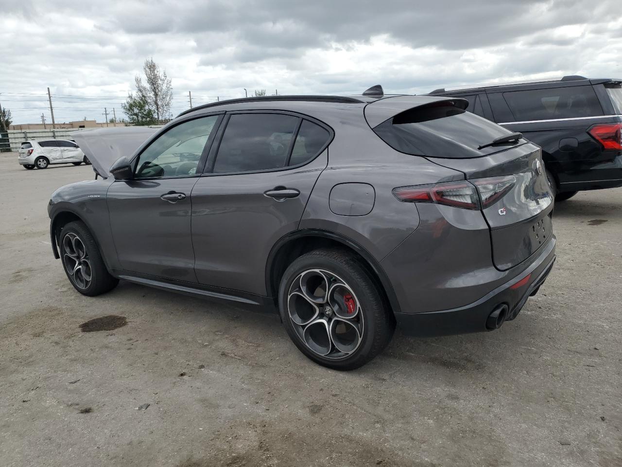 2024 Alfa Romeo Stelvio VIN ZASPAKBN1R7D74757 Copart auction photo, front end damage thumbnail 2