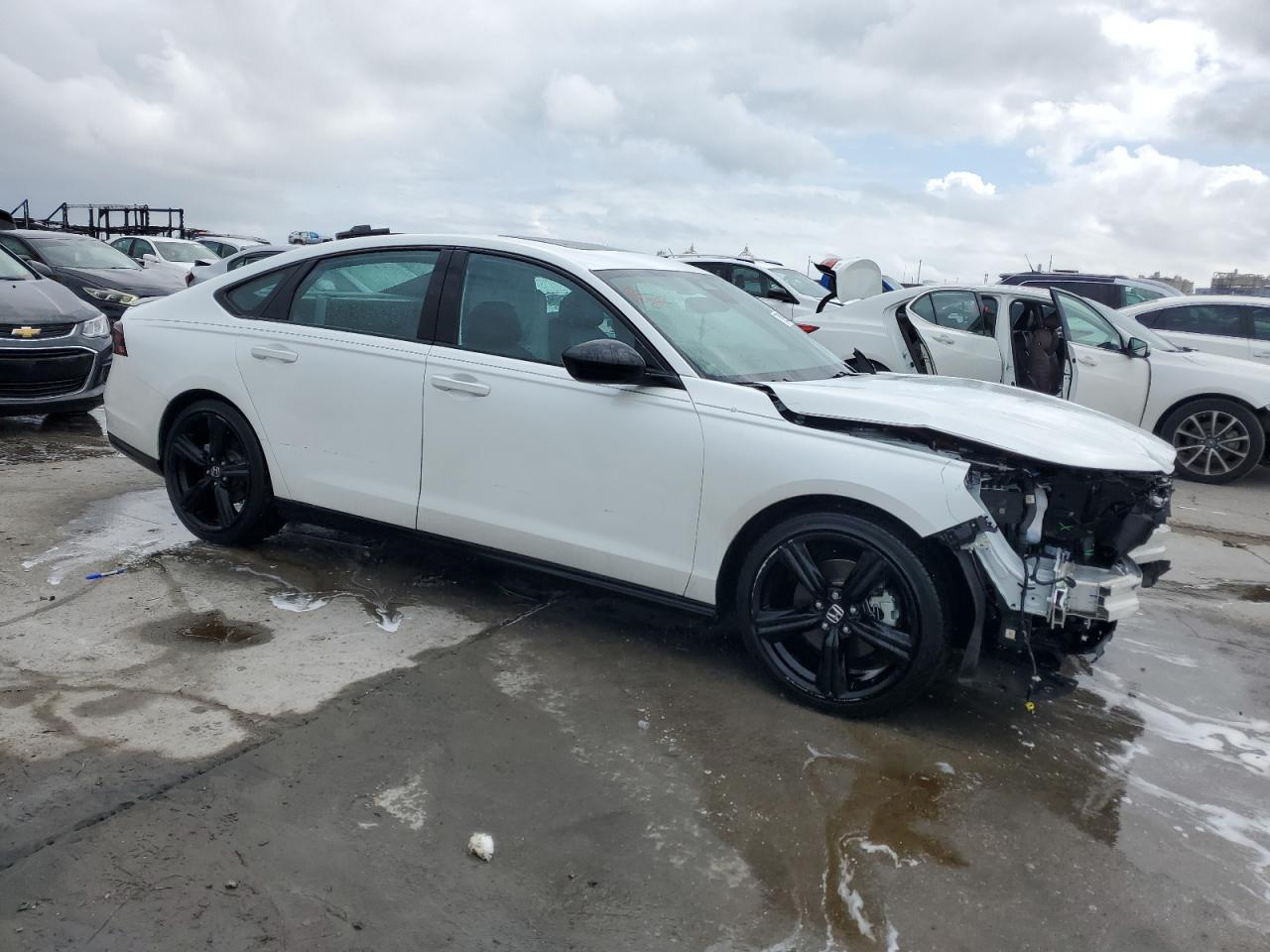2024 Honda Accord VIN 1HGCY2F77RA028098 Copart auction photo, front end damage thumbnail 4