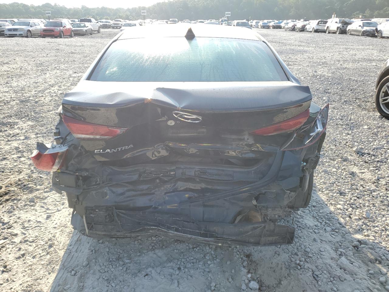 2018 Hyundai Elantra VIN 5NPD84LF7JH291523 Copart auction photo, rear end / front end damage thumbnail 6