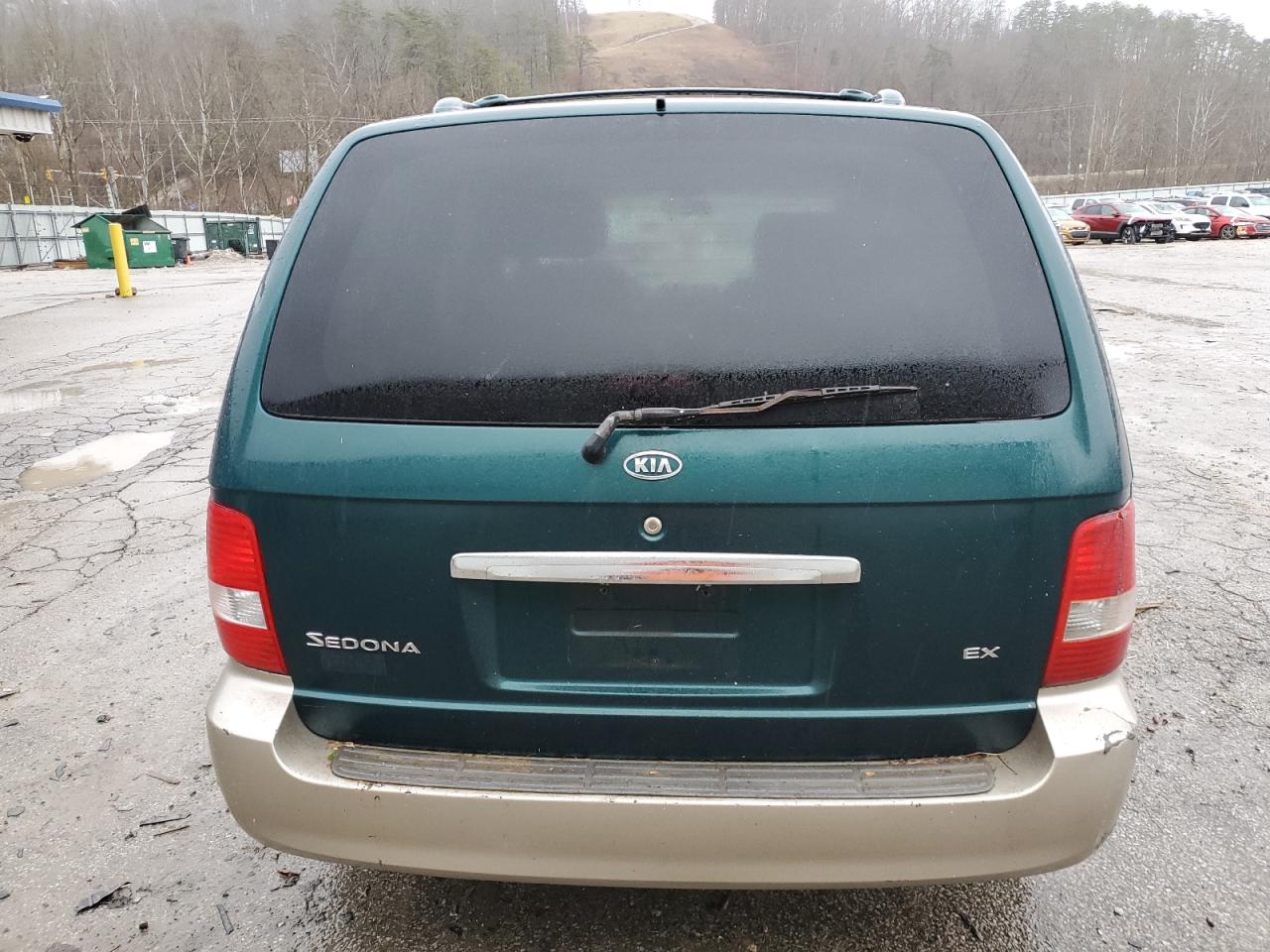 2003 KIA Sedona VIN KNDUP131036440504 Copart auction photo, water/flood damage thumbnail 6