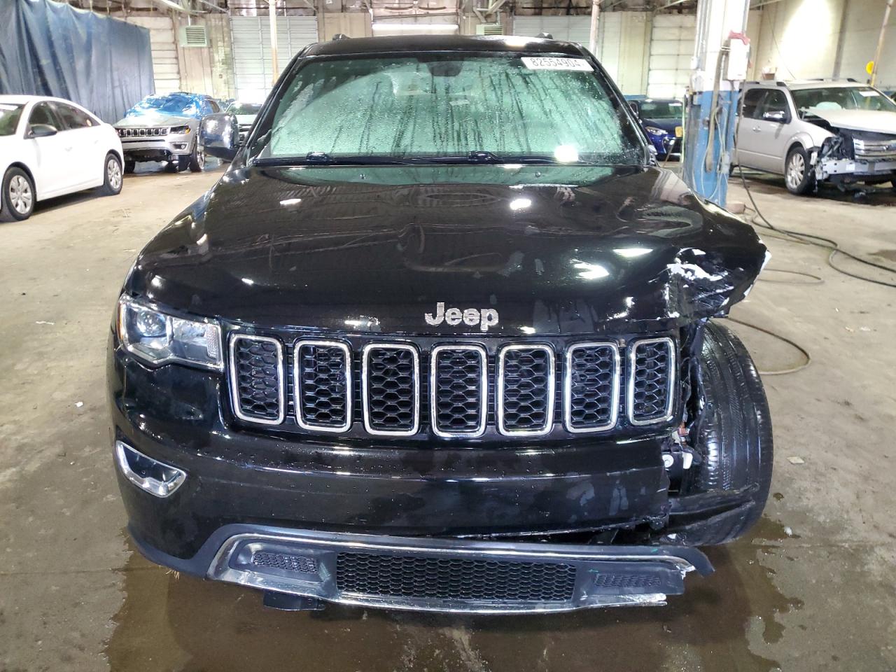 2019 Jeep Grand Cherokee VIN 1C4RJFBG9KC774248 Copart auction photo, front end / side damage thumbnail 5