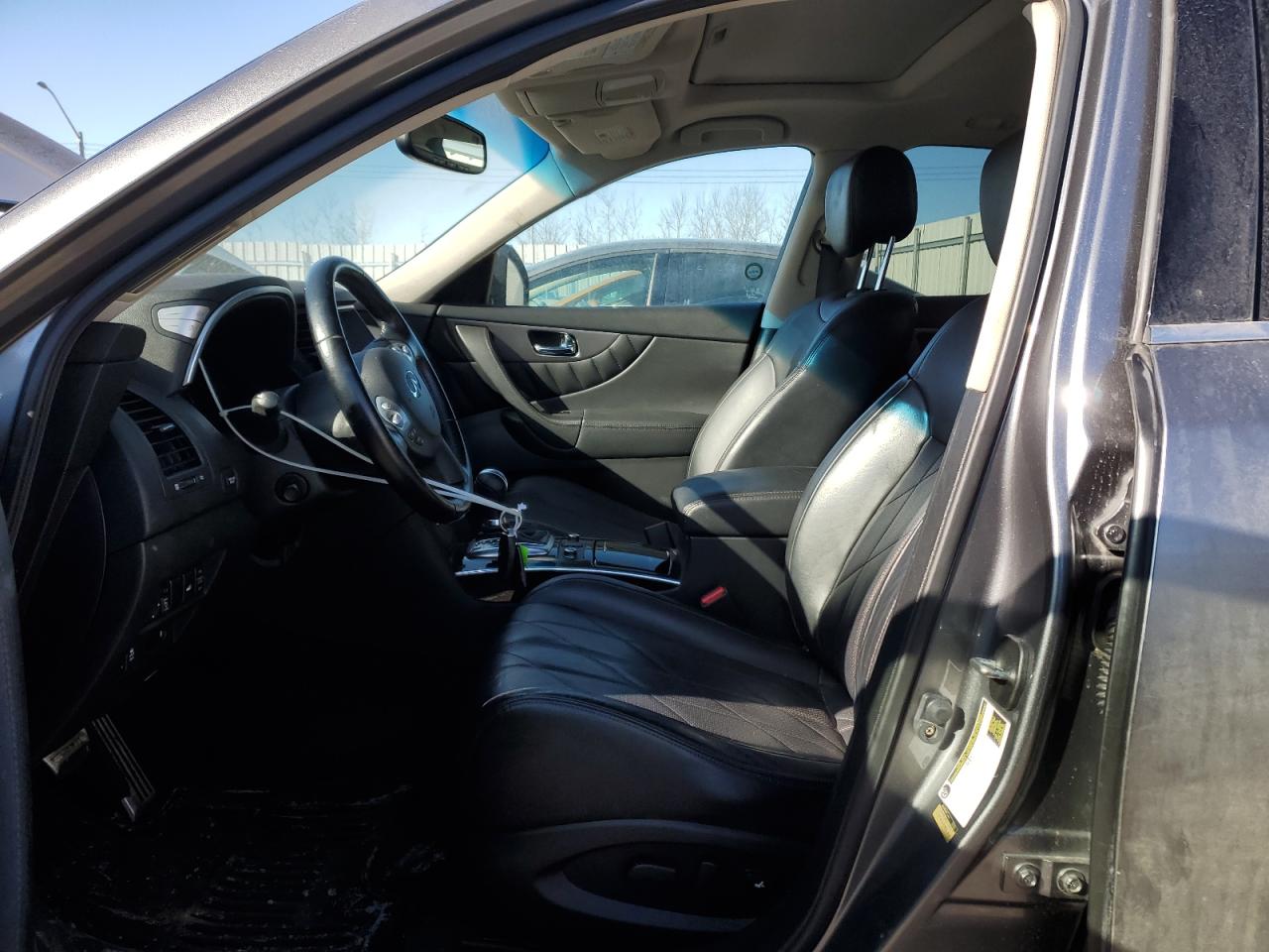 2014 Infiniti QX70 VIN JN8CS1MW3EM410520 Copart auction photo, front end / mechanical damage thumbnail 7