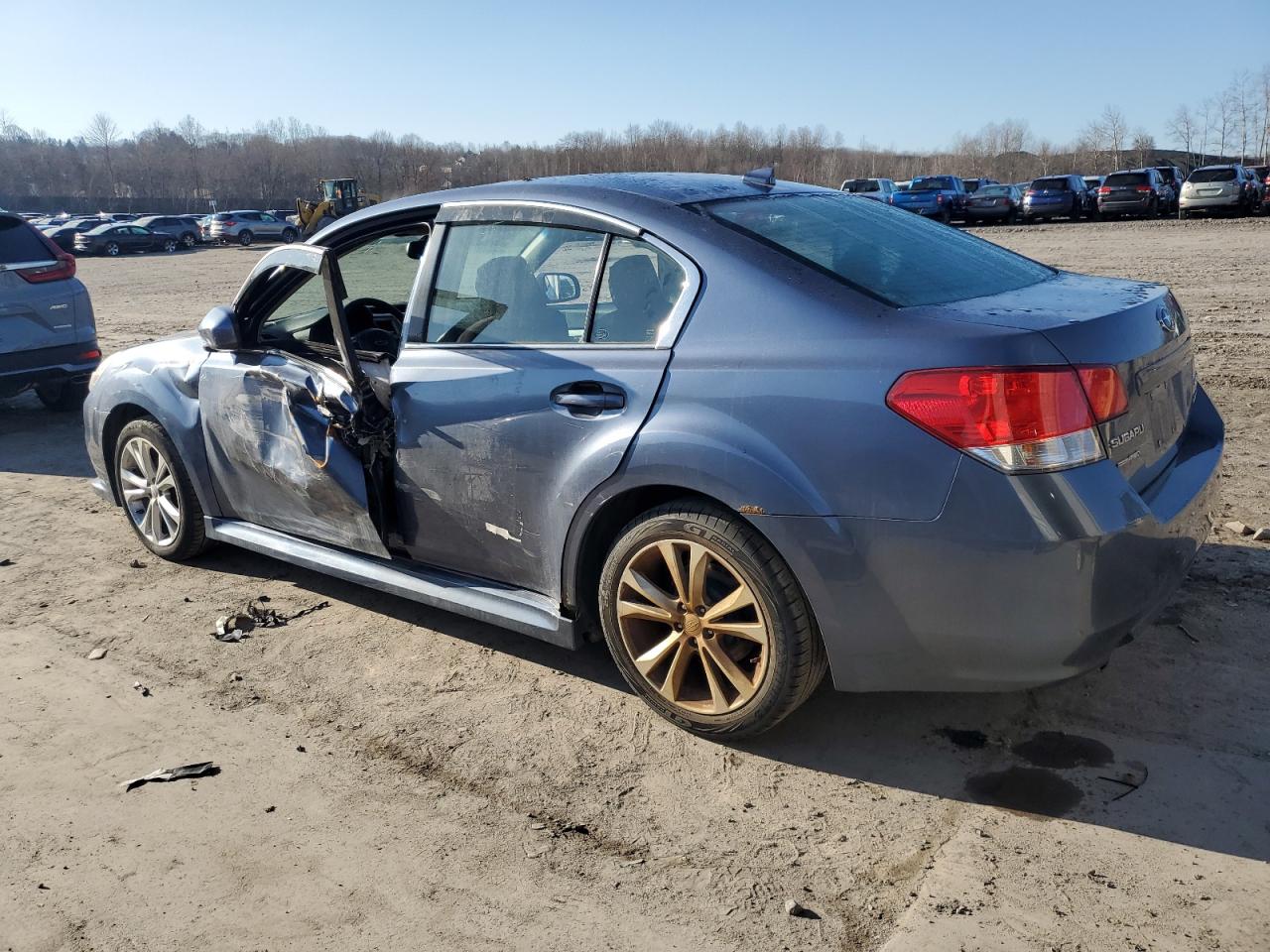 2014 Subaru Legacy VIN 4S3BMBD62E3009893 Copart auction photo, side damage thumbnail 2