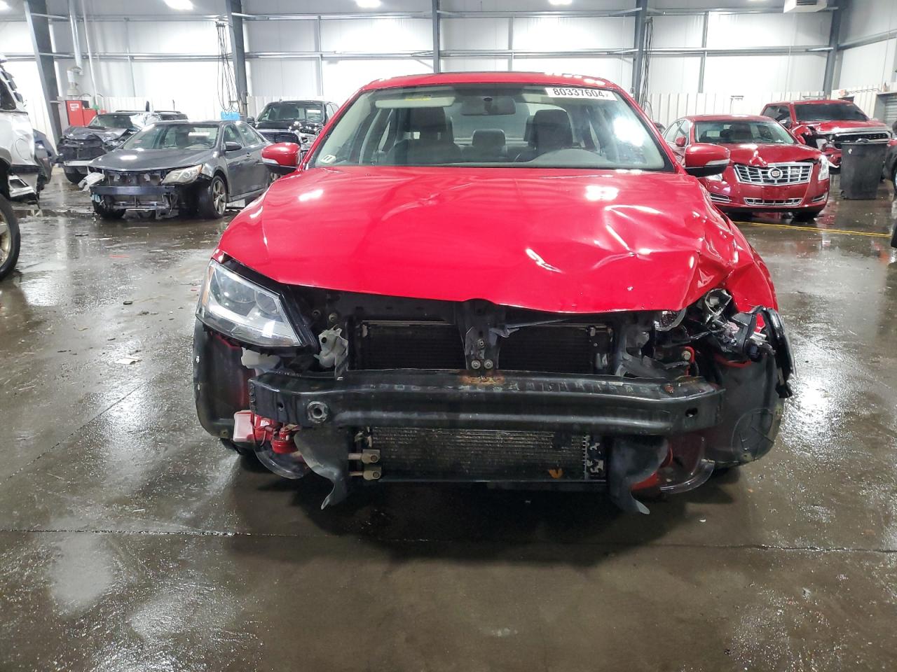 2014 Volkswagen Jetta VIN 3VWD07AJ4EM411968 Copart auction photo, front end damage thumbnail 5