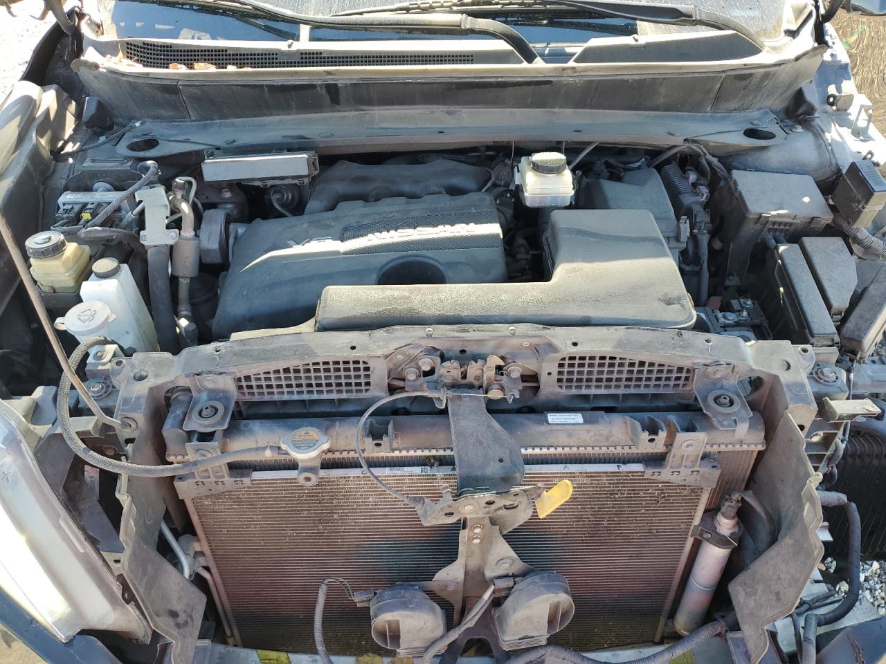 2020 Nissan Pathfinder VIN 5N1DR2BN5LC593722 Copart auction photo, front end / side damage thumbnail 12