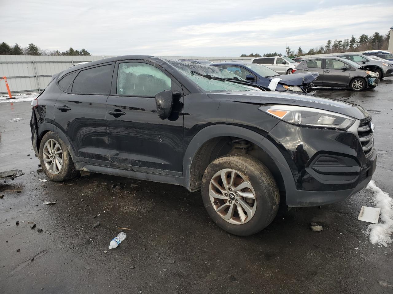 2018 Hyundai Tucson VIN KM8J2CA48JU710688 Copart auction photo, all over damage thumbnail 4
