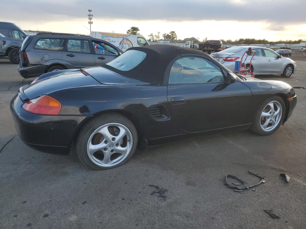 1999 Porsche Boxster VIN WP0CA2985XU624975 Copart auction photo, mechanical / side damage thumbnail 3