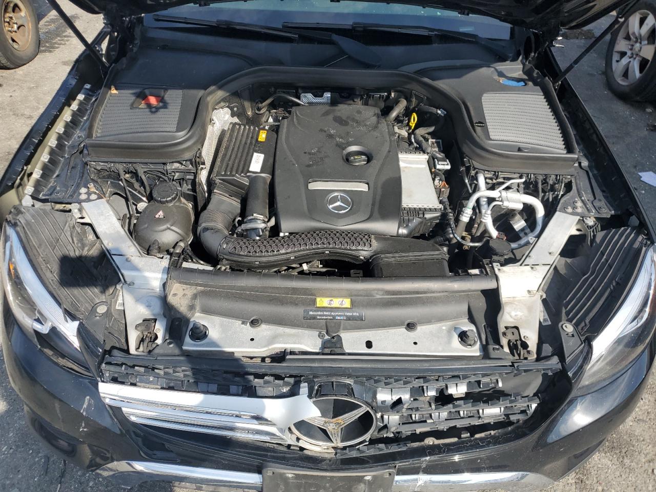 2019 Mercedes-Benz GLC VIN WDC0G4KB3K1005511 Copart auction photo, front end / side damage thumbnail 11
