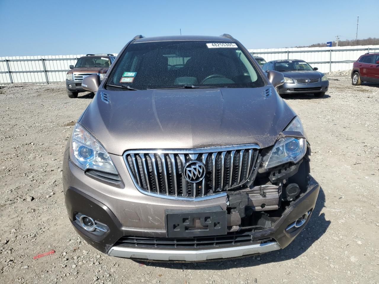 2015 Buick Encore VIN KL4CJFSB7FB047089 Copart auction photo, front end damage thumbnail 5