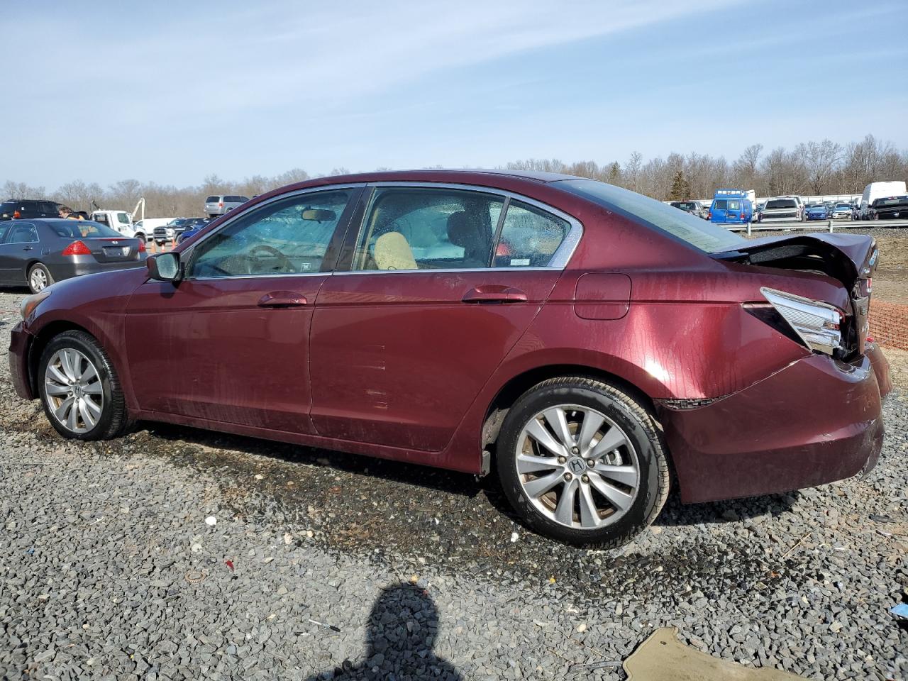 2011 Honda Accord VIN 1HGCP2F74BA121783 Copart auction photo, rear end damage thumbnail 2