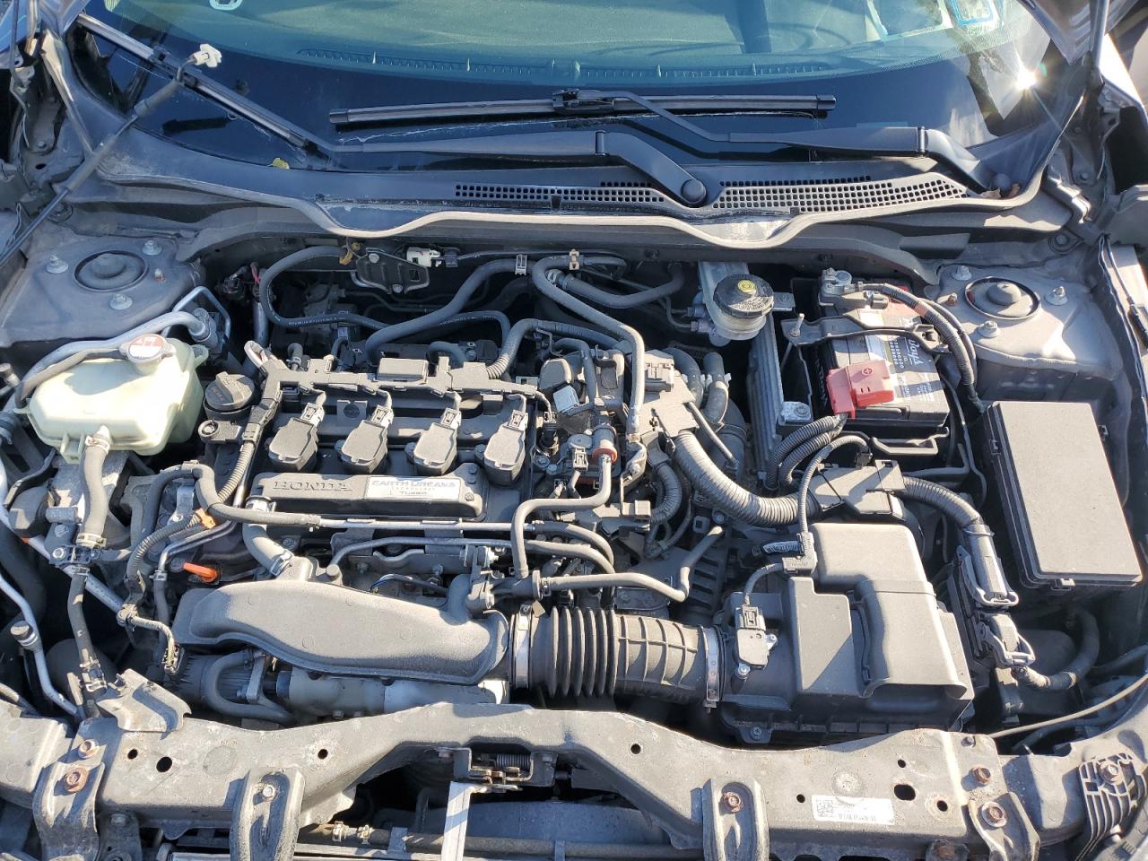 2017 Honda Civic VIN 19XFC1F36HE204796 Copart auction photo, side / front end damage thumbnail 11