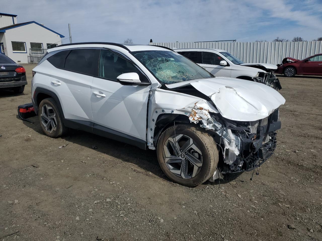 2022 Hyundai Tucson VIN 5NMJCCAE4NH148313 Copart auction photo, front end damage thumbnail 4