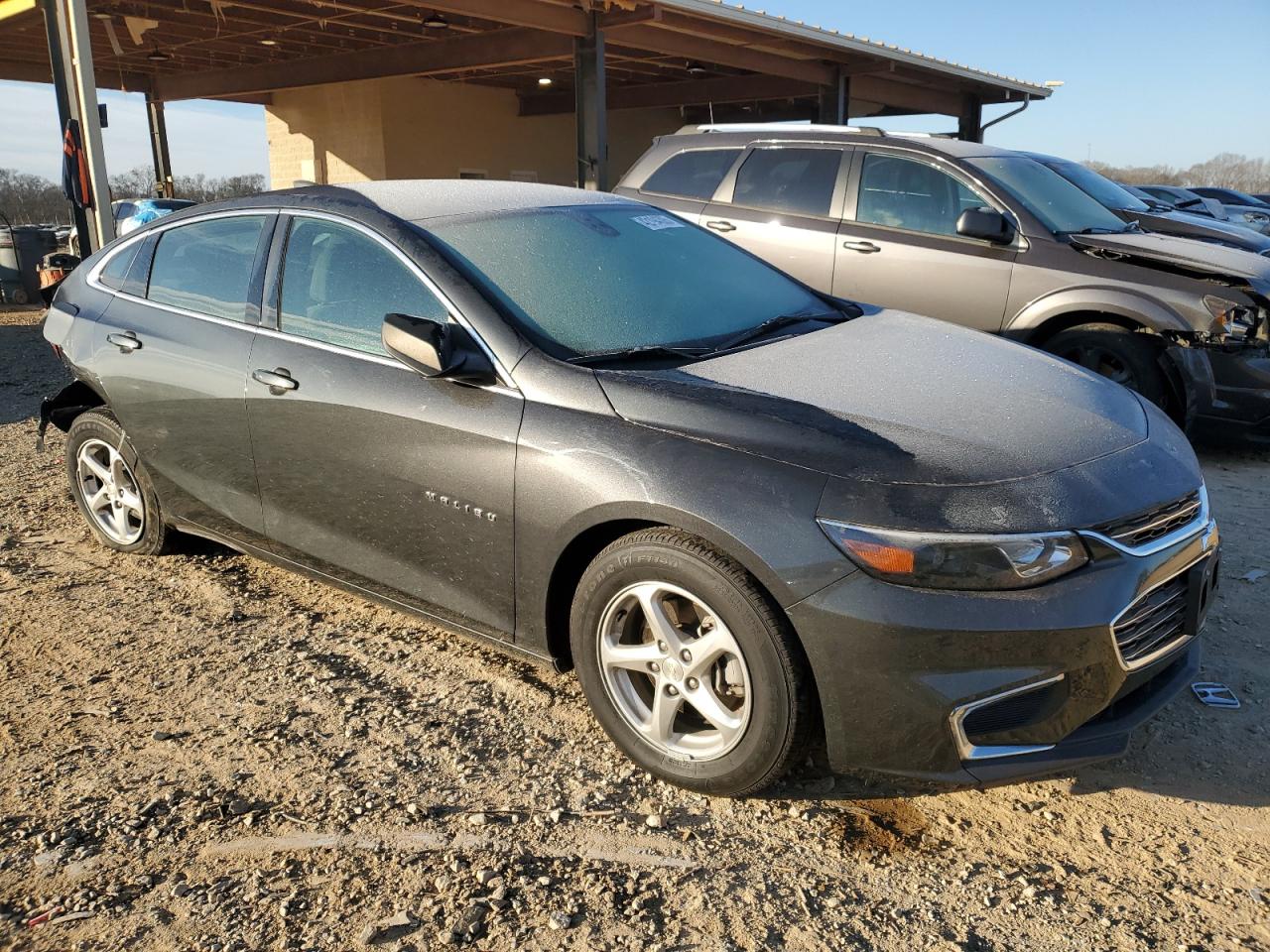 2017 Chevrolet Malibu VIN 1G1ZC5ST6HF262707 Copart auction photo, rear end / side damage thumbnail 4
